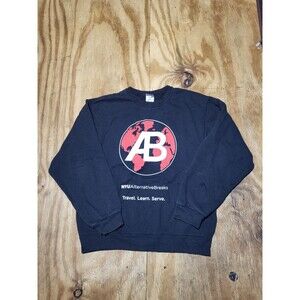 Nyuab Sweatshirt New York University Alternative Breaks Cotton Crewneck Black B3